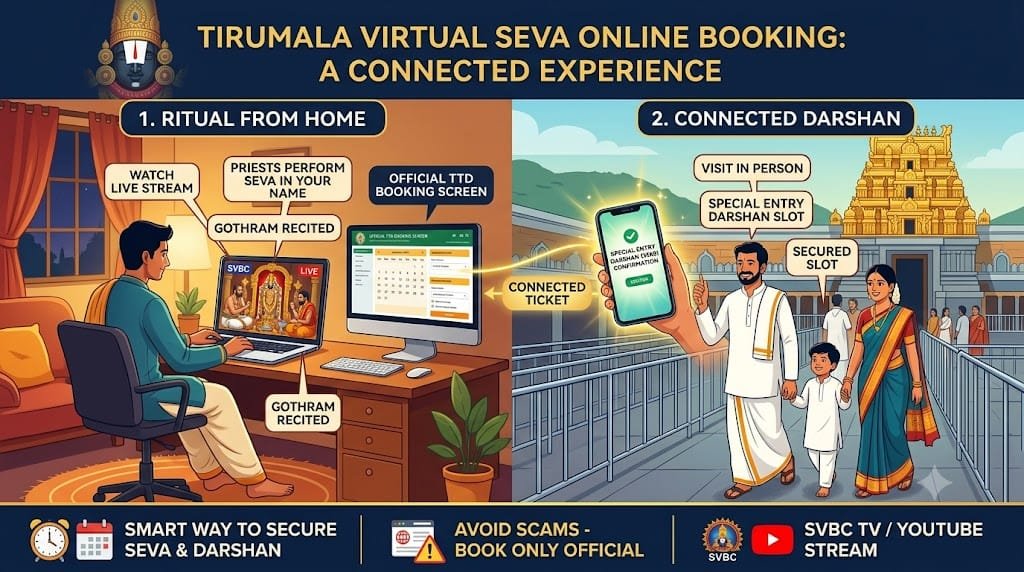 Virtual Seva Online Booking: Tirumala TTD Process Full Guide