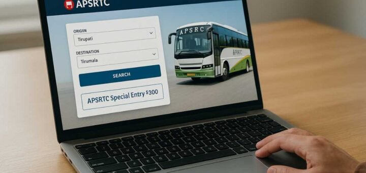 APSRTC 300 Ticket Booking – Bus + Special Entry Darshan