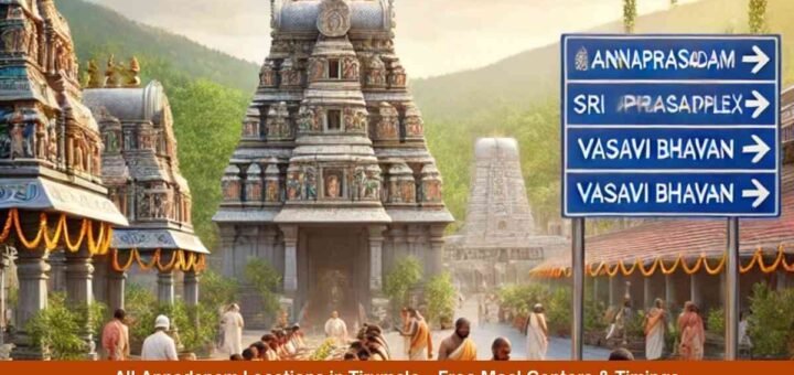 All Annadanam Locations in Tirumala – Free Meal Centers & Timings