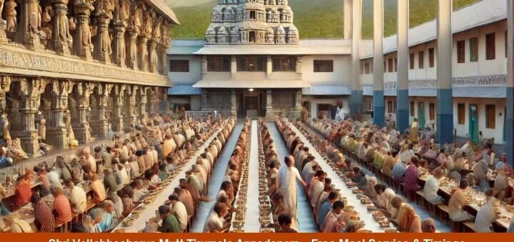 Vallabhacharya Mutt Tirumala Annadanam – Free Meal Service & Timings