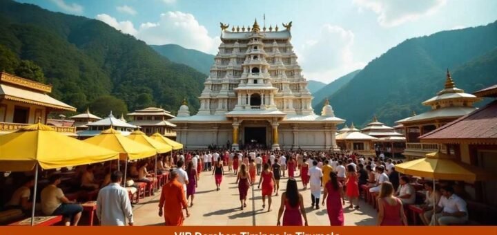 VIP Darshan Timings in Tirumala