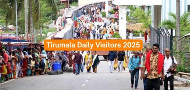 Tirumala daily visitors 2025
