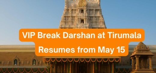 VIP Break Darshan at Tirumala Resumes from May 15: Updated Guideline