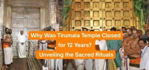 Why was Tirumala temple closed for 12 years