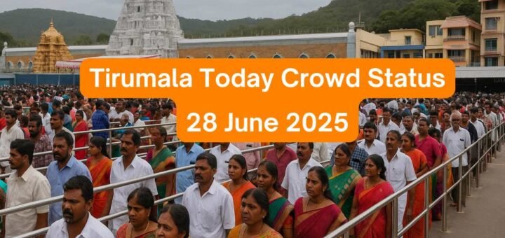Tirumala Darshan Queue Status June 27, 2025