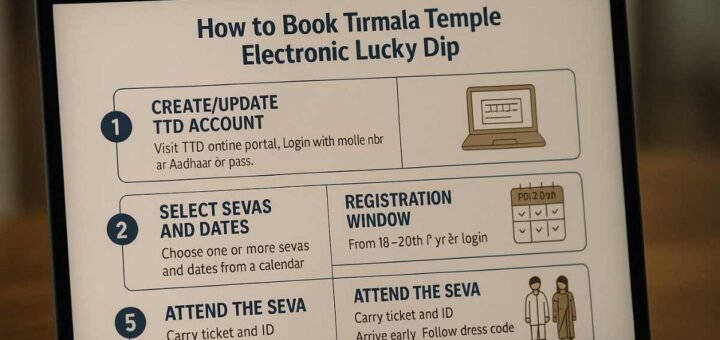 Tirumala Temple Electronic Lucky Dip Booking Guide