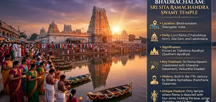 Bhadrachalam Rama Navami 2026 Sita Rama Kalyanam at Sri Sita Ramachandra Swamy Temple on Godavari River bank