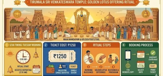 Tirumala Astadala Pada Padmaradhana seva timings infographic