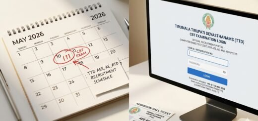 TTD AEE AE ATO Exam Date 2026 CBT schedule for May 10 and 11 exam centre setup